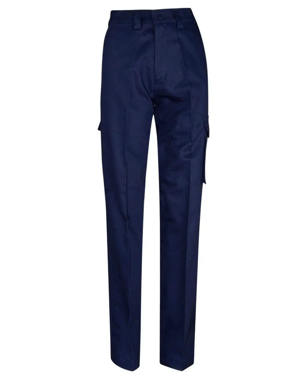 Men's Heavy Cotton Pre-shrunk Drill Pants Long Leg WP13 Work Wear Australian Industrial Wear 74L Navy